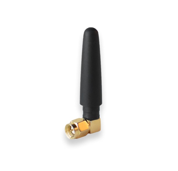 Teltonika Angled Compact Mobile SMA Antenna 700-2700 MHz 5 dBi Gain Right Angle Connector PR1US450